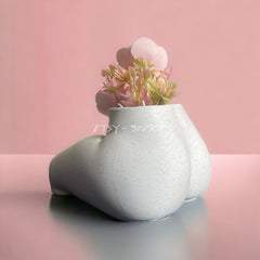 Sitting Butt Planter | Drainage Holes | Sitting Lady Flower Pot | Beautiful Succulent Planter | Plant Sculpture | Booty Vase Statue